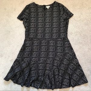 Maison Jules Black Printed Dress